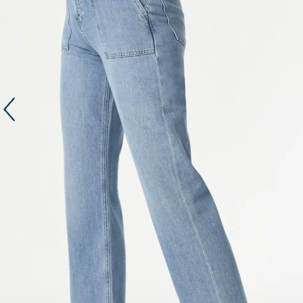 Mavi Women's Straight Leg Jeans - Light Blue